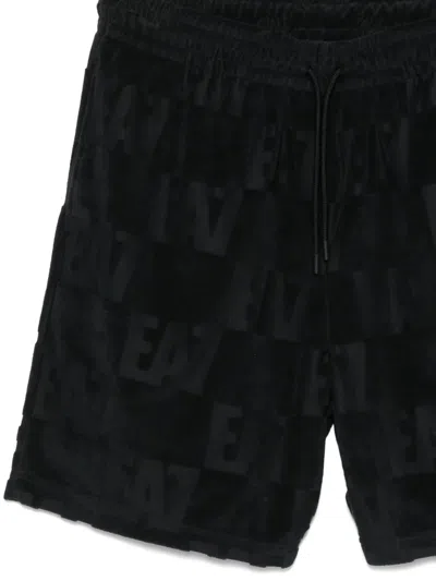 Ea7 Pattern Shorts In Black