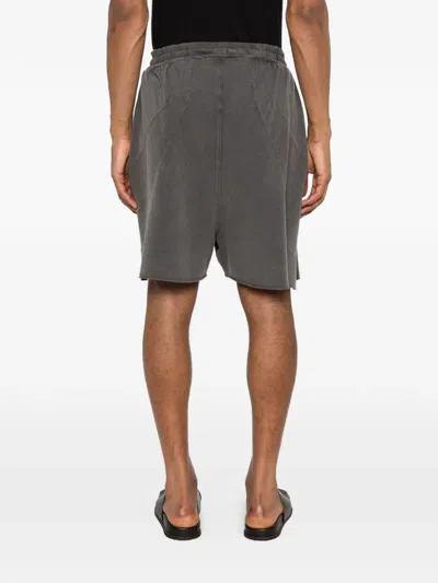 Thom Krom Drawstring Side-slit Shorts In Gray