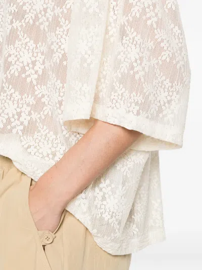 Imperial Patterned Top In Neutral