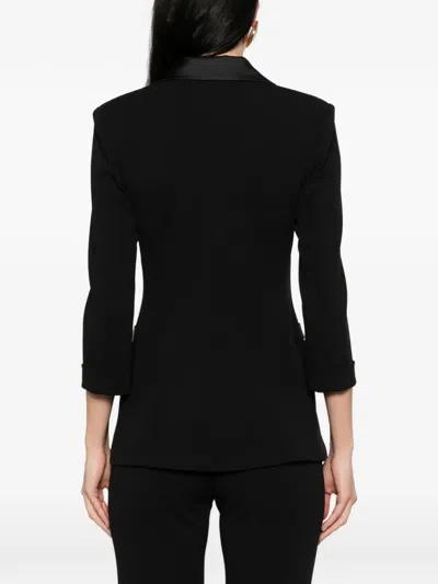 Imperial Double-breasted Collared Blazer In Brown