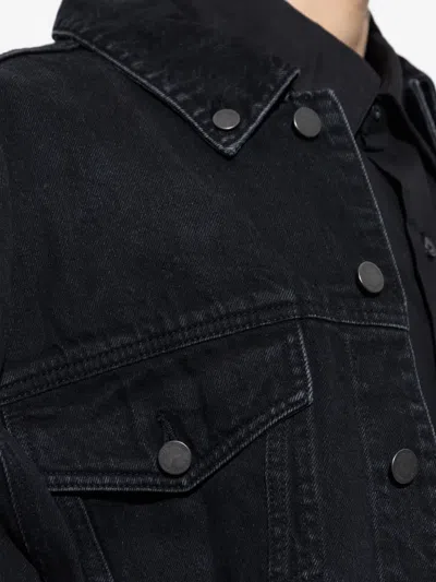 Entire Studios Buttoned Demin Jacket In Blue