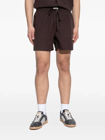 Entire Studios Drawstring Shorts In Brown
