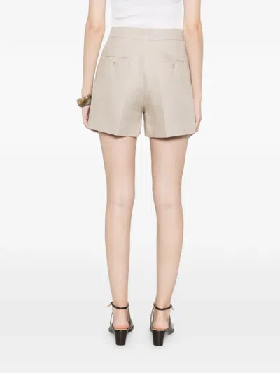 Max Mara Tailored Shorts In White