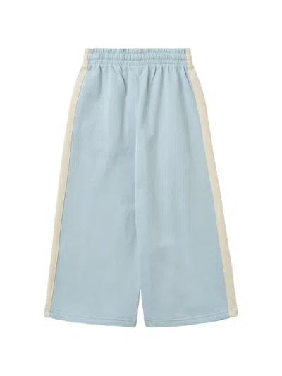 Wheat Day Drawstring-fastening Track Pants In Blue