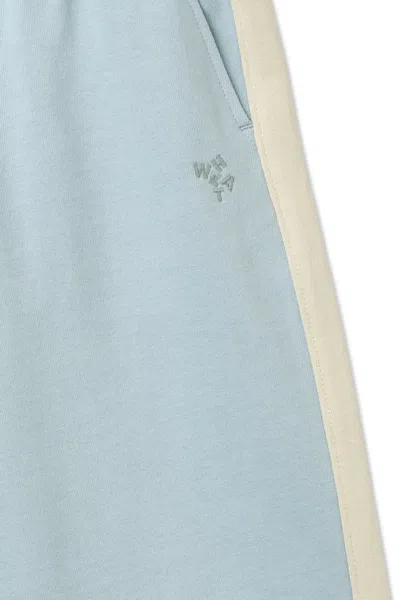 Wheat Day Drawstring-fastening Track Pants In Blue