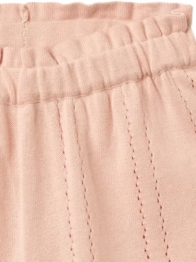 Wheat Irma Openwork Shorts In Neutral