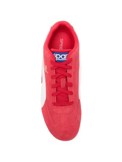 Puma X Sparco Speedcat Og Suede Sneakers In Red