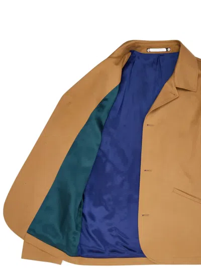 Ps By Paul Smith Buttoned Jacket In Neutral