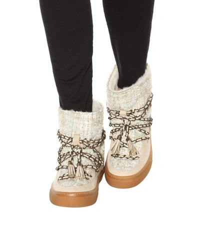 Shop Inuikii Sneakers Lady Low Tweed Ankle Boots In Leige