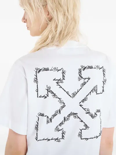 Off-white Arrow-graphic T-shirt In White