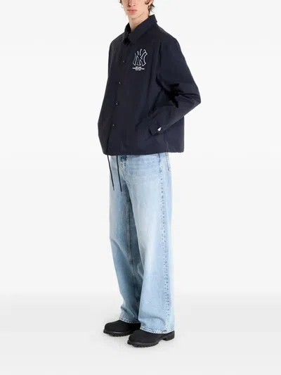 New Era Mlb Coaches Jacket In Blue