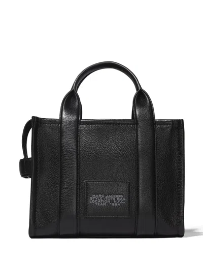 Marc Jacobs The Small Tote Leather Tote In Black