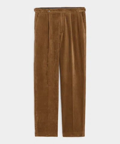 Todd Snyder Italian Wide Wale Corduroy Side Tab Trouser In Brown