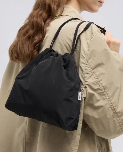 Aspesi Bag With Shoulder Strap In Black