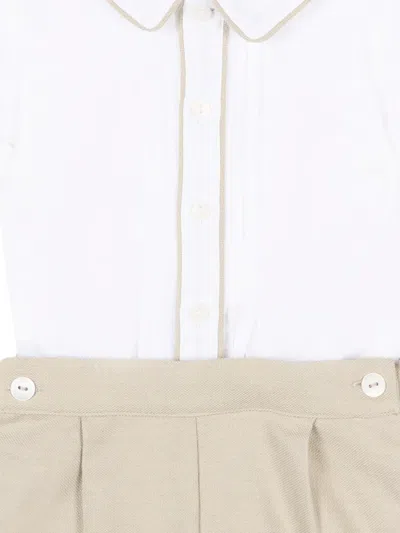 Patachou Button Collared Shorties In Multi