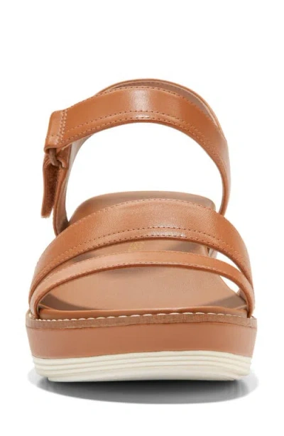 Cole Haan Originalgrand Peyton Flatform Wedge Sandal In Brown