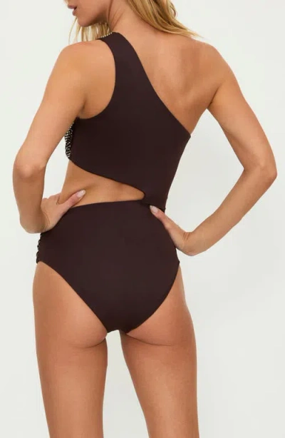 Beach Riot Anja Stud Cutout One-piece Swimsuit