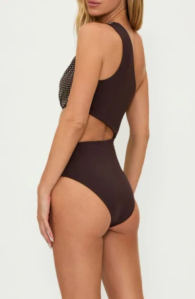 Beach Riot Anja Stud Cutout One-piece Swimsuit