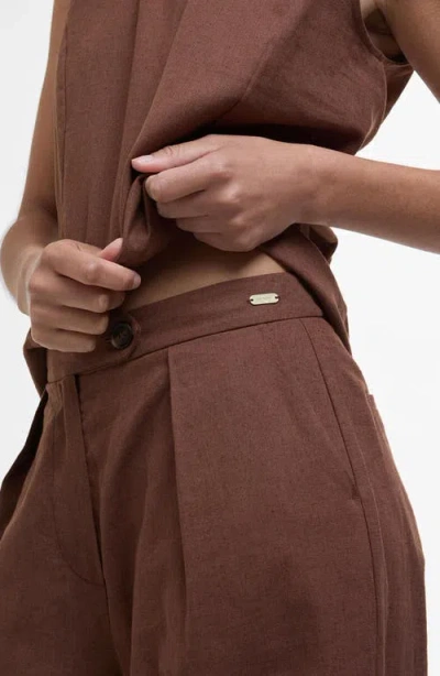 Barbour Lucy Pants In Brown