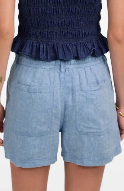 Madewell Pull-on Drawstring Shorts In Blue