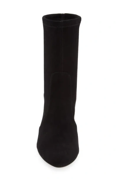 Stuart Weitzman Essentialist Stretch Bootie In Black