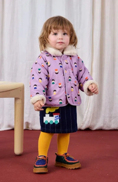 Bobo Choses Game Pawns Reversible Jacket In Purple