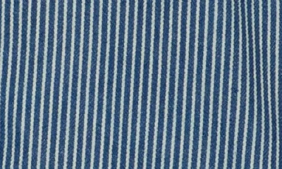 Pacsun Initial Stripe Denim Chore Jacket In Blue