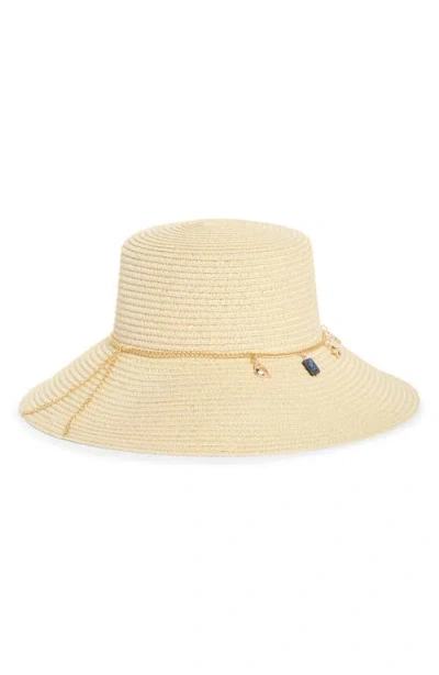 Bcbg Downbrim Charm Straw Hat In Pattern