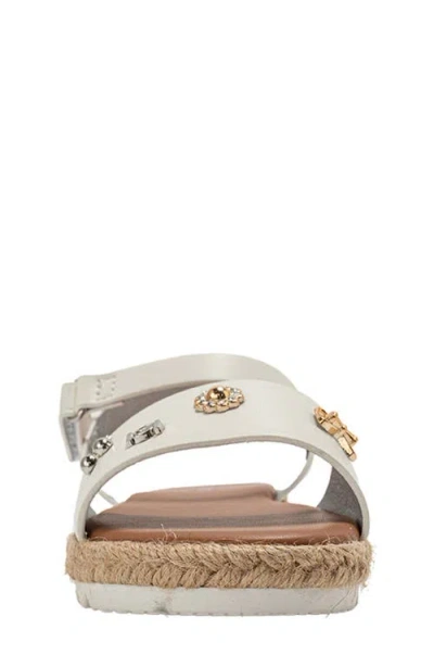 Bebe Fleur Sandal In White