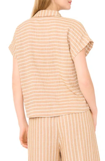 Halogen ® Printed Button-up Top In Neutral