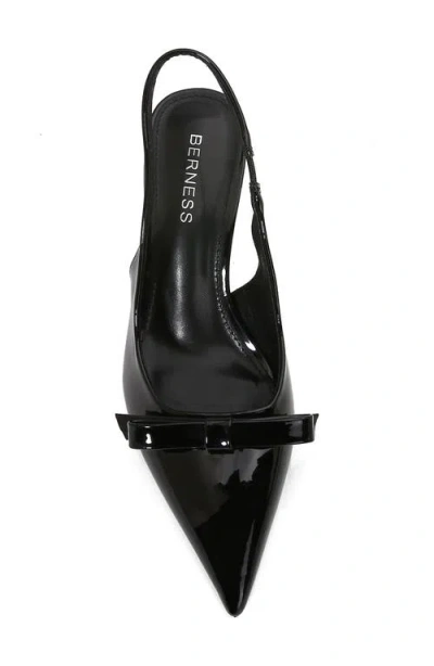 Berness Panika Pointed Toe Slingback Pump In Black