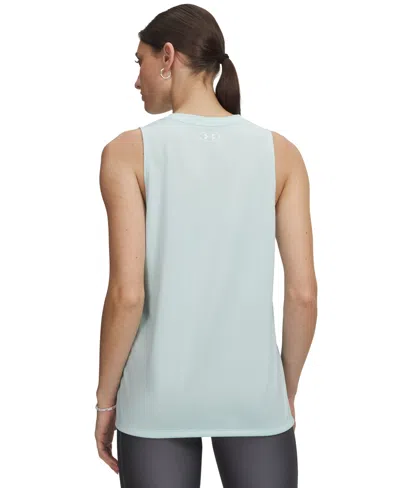 Under Armour Tech Tank Top Solid In Blue