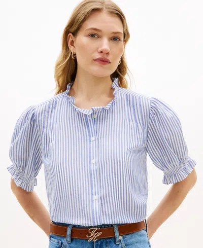 Tommy Hilfiger Ruffle In Blue