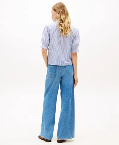 Tommy Hilfiger Ruffle In Blue
