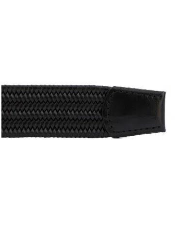 Barbour Stretch Leather In Black