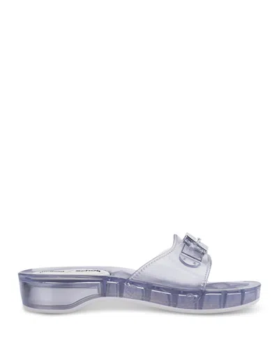 Melissa X Scholl Pescura Platform Slide Sandal In Transparent