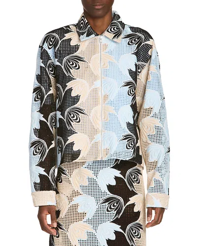 Marni Macrame Shirt In Multi