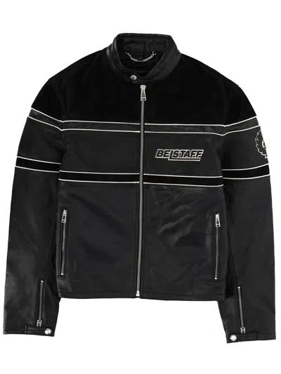 Belstaff Competition Speed Leather Jacket In Black