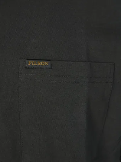 Filson Patch-pocket T-shirt In Blue