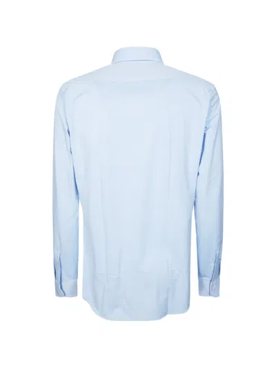 Xacus 748ml Camicia Di Lino In Blue