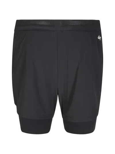 Represent Logo-print Shorts In Black