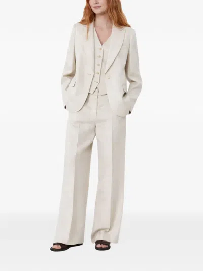 Weekend Max Mara Buttoned Blazer In Neutral
