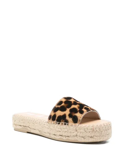 Manebi Leopard-print Espadrilles In Neutral