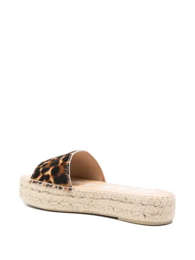 Manebi Leopard-print Espadrilles In Neutral