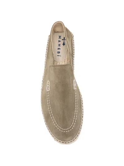 Manebi Flat Espadrilles In Brown