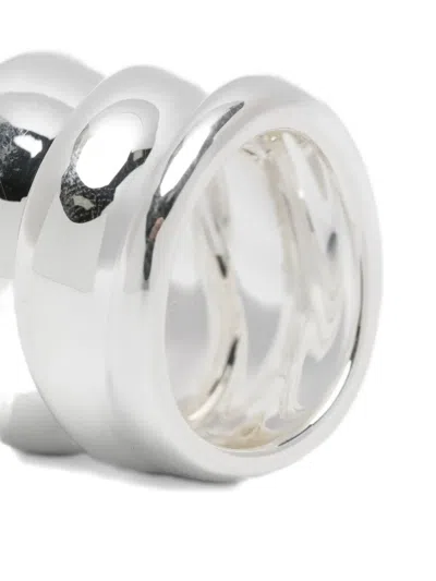 Completedworks Twisted Ring In White