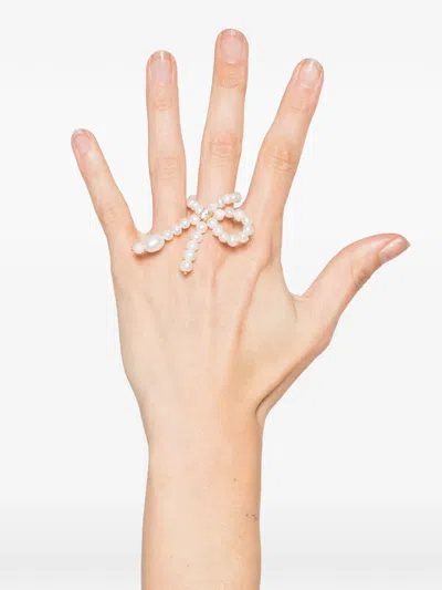 Completedworks Pearl Ring In Blue