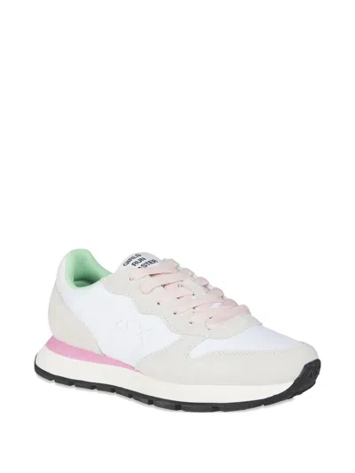 Sun 68 Ally Solid Sneakers In White