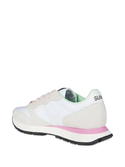 Sun 68 Ally Solid Sneakers In White