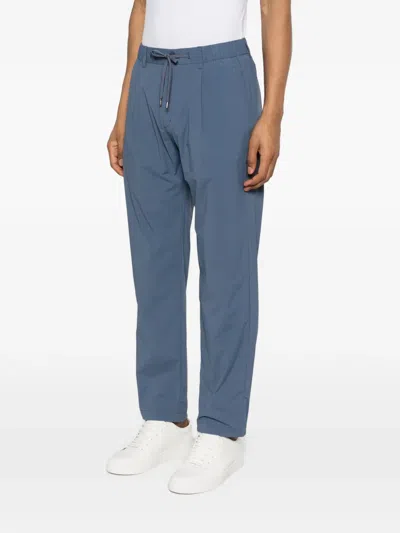 Herno Pocket Drawstring Trousers In Blue